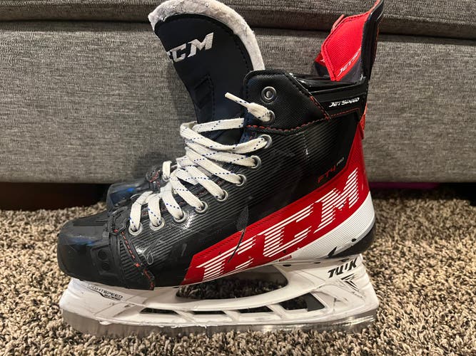 CCM Pro Stock Size 8 JetSpeed FT4 Pro Hockey Skates