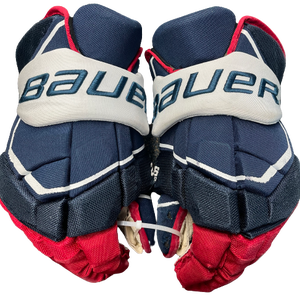 BAUER 2S PRO STOCK CUSTOM HOCKEY GLOVES 15" NCAA USED (2)(9774)