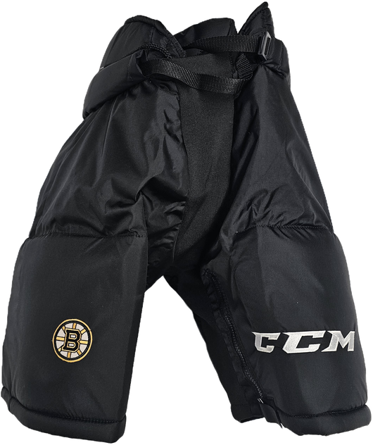 CCM HP70 CUSTOM PRO STOCK HOCKEY PANTS BLACK MEDIUM BOSTON BRUINS NHL NEW(9796)
