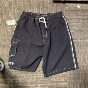 New Medium Navy Blue Men's Tyr Swimsuit