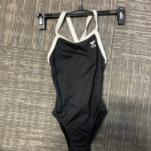 Black New Size 22 Girls TYR Swimsuit