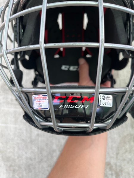 Ccm50 Mask Used Small CCM 50 Helmet | SidelineSwap | Buy and Sell on SidelineSwap