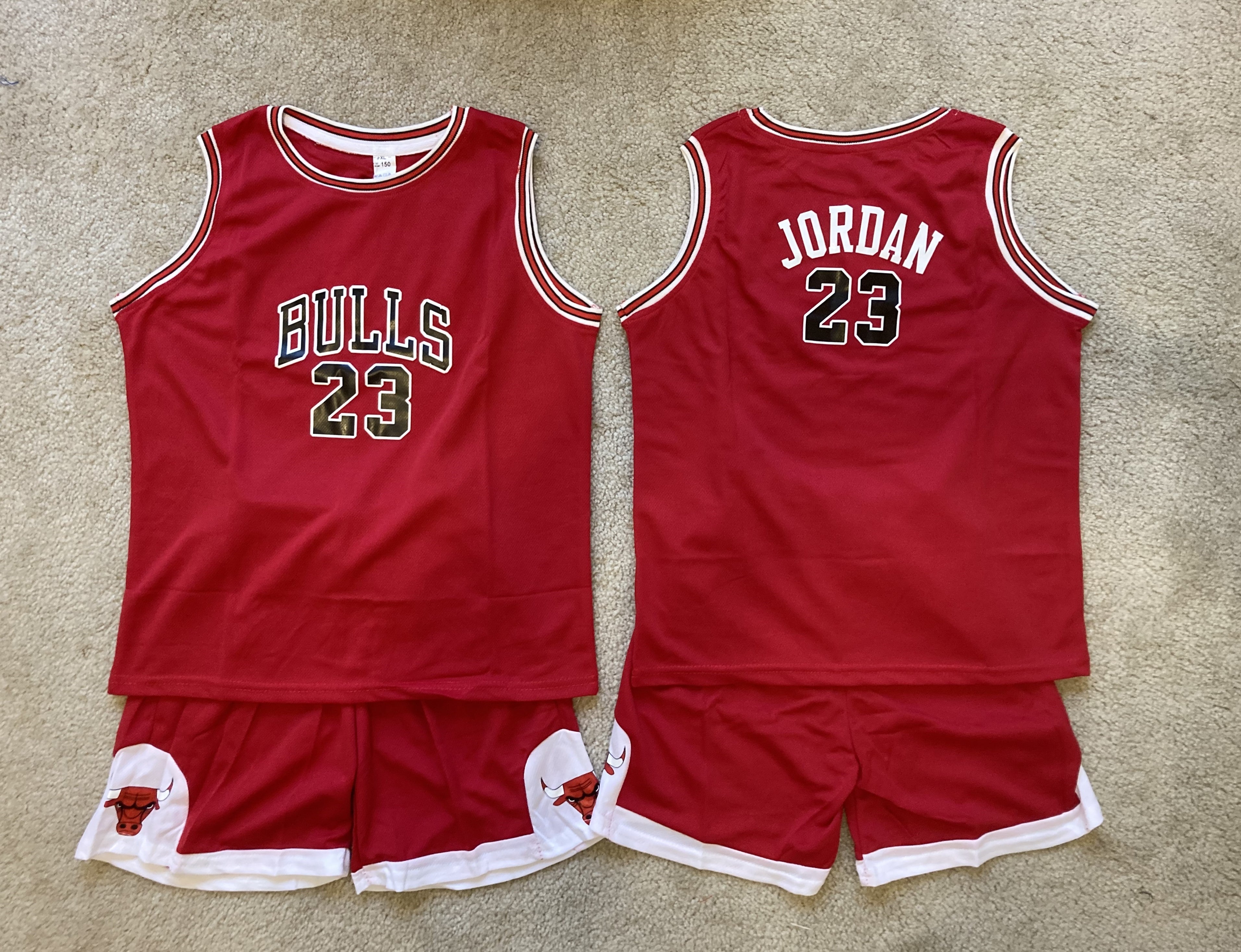 Youth Basketball Uniforms - Jersey & Shorts - Bryant Jordan Curry - 2T