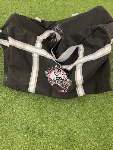 Used Allegheny Badgers Team Issue Hockey Carry Bag