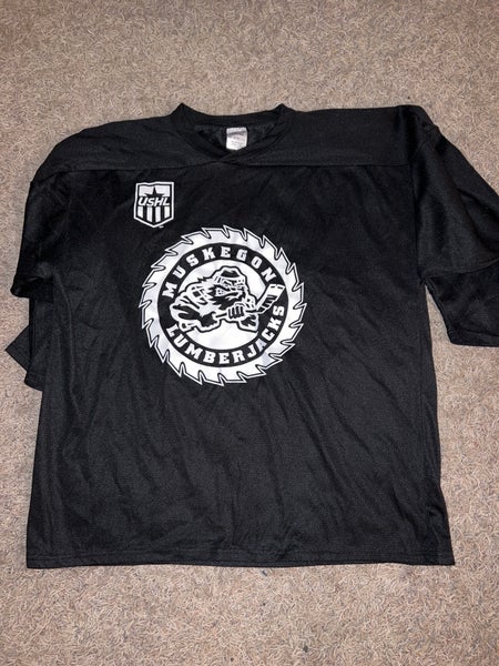 USHL Black Practice Worn hockey jersey