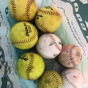 Used CAGE Softballs 9 Pack