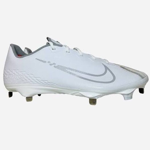 Nike React Vapor Ultrafly Elite 4 White/Lt Smoke Grey/Bright Crimson  Men's Baseball Cleat - Hibbett