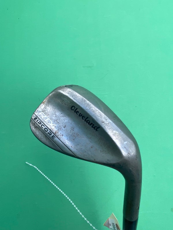 Used Men's Cleveland RTX Zipcore Right Wedge Wedge Flex 56 Steel