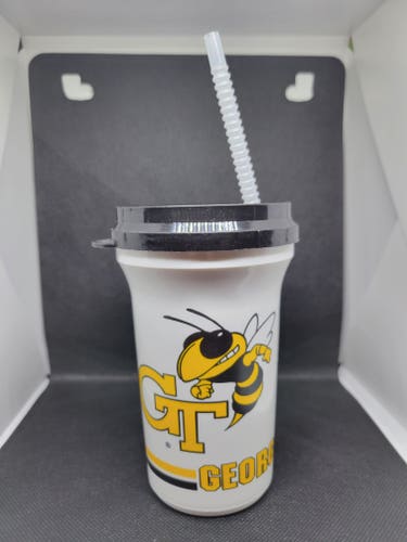Vintage Georgia Tech Yellow Jackets NCAA Plastic Drink Cup