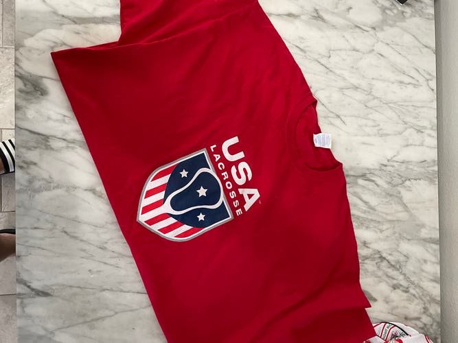 Mens Lacrosse tshirt USA