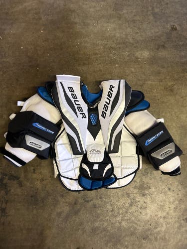 Used Large Bauer Reactor 4000 Goalie Chest Protector