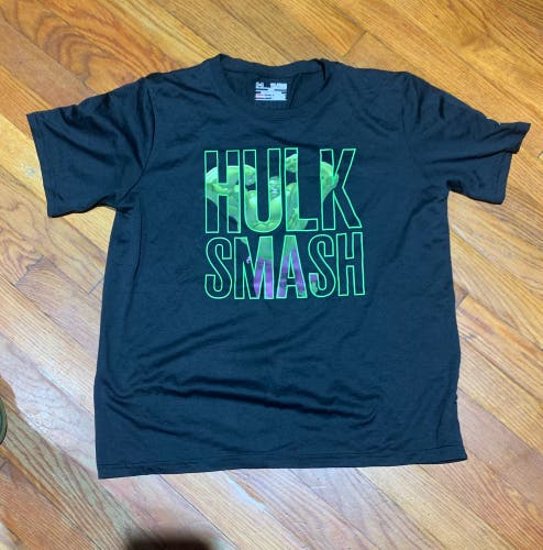 Rare Hulk Smash  Under Armour Shirt
