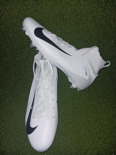 Nike Vapor Untouchable Pro 3 Football Cleats White AO3022-100 Sz 15