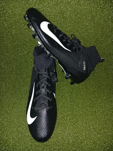 Nike Vapor Untouchable Pro 3 P Football Cleats Black AO3021-010 Men's Size 16