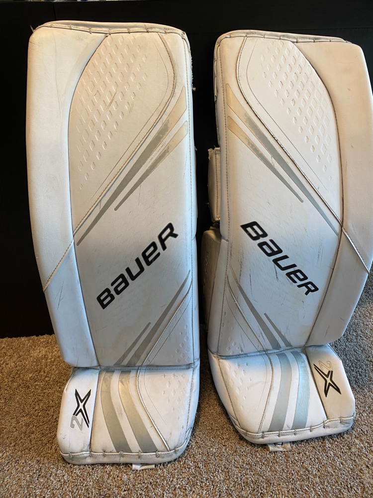 Bauer 2X ice hockey goalie pads intermediate large