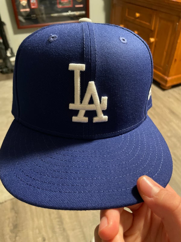 47 Los Angeles Dodgers Gray Blue Clean Up Adjustable Hat, Adult One Size  Fits All