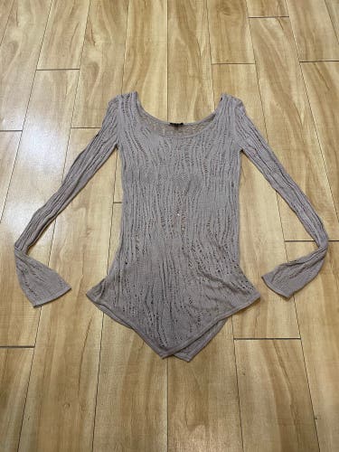 Express Women’s Medium Tan Long Sleeve Top