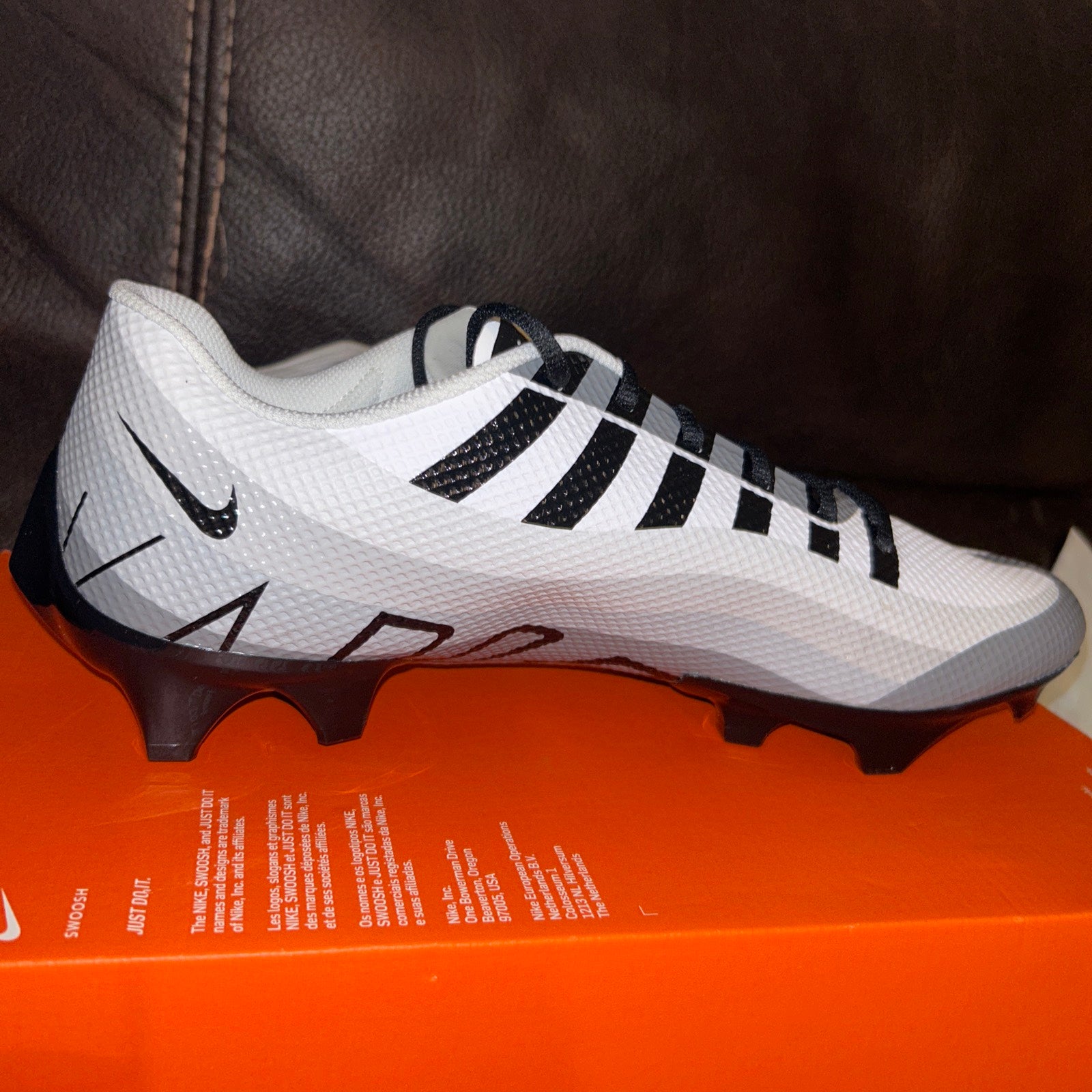 Nike Vapor Talon Elite 3/4 Oregon State Football White / Orange