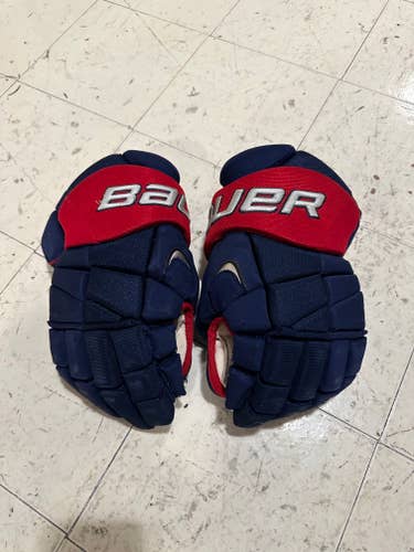 Bauer APX Pro Gloves 14" Pro Stock Blue Jackets David Savard