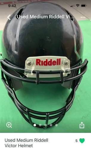 Used Medium Riddell Victor Helmet