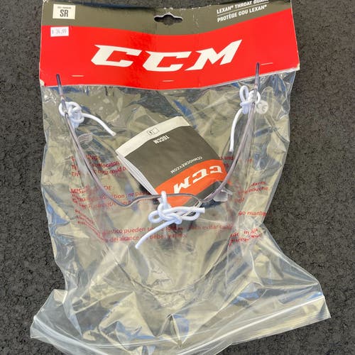 New CCM Lexan Throat Guard