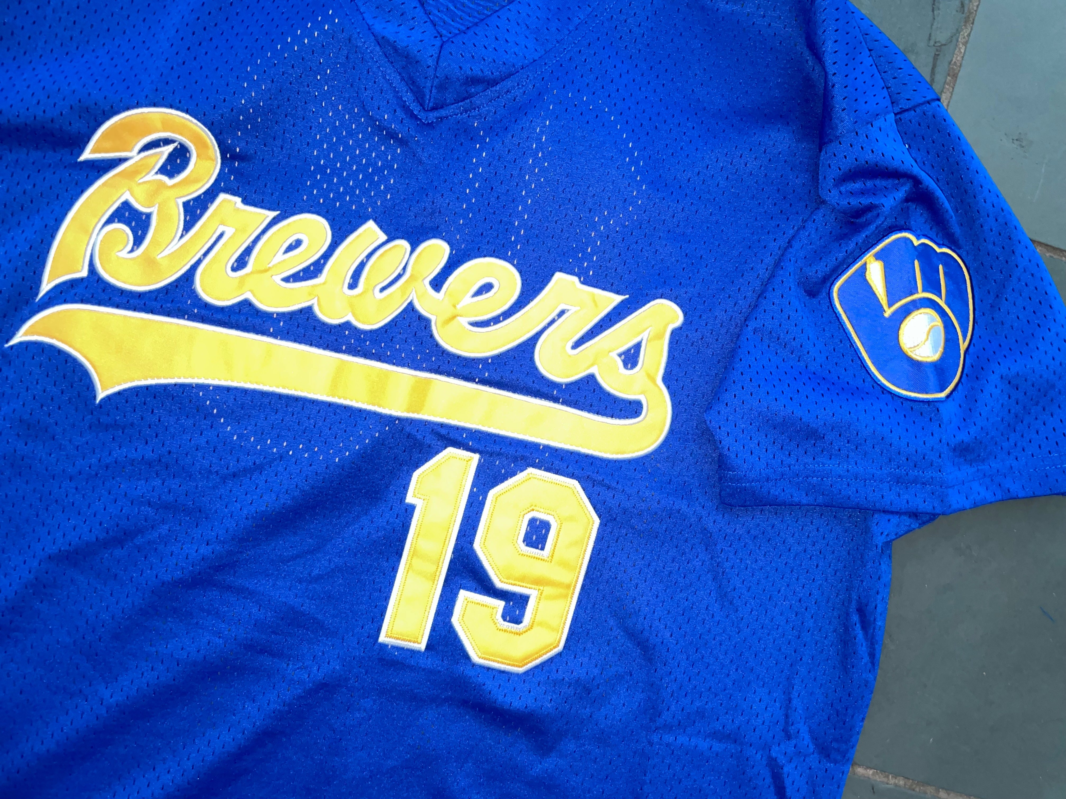 gold brewers jersey