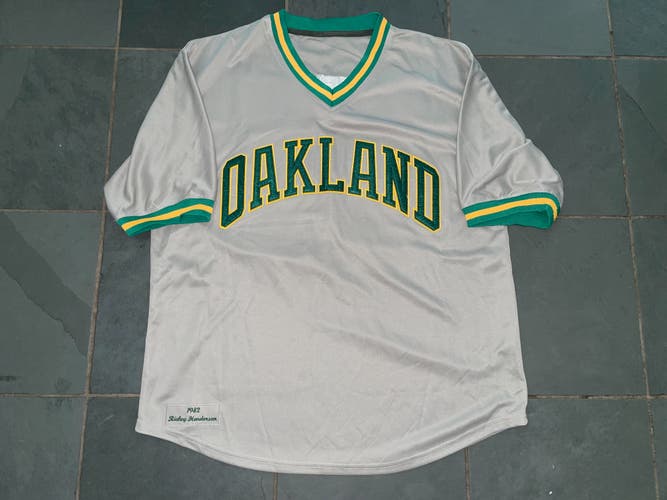 OAKLAND A's Rickey Henderson #35 Replica Baseball Jersey sz XL