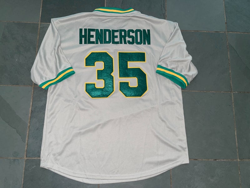 24 Rickey Henderson Jersey Old Classic Style White Shirts Uniform