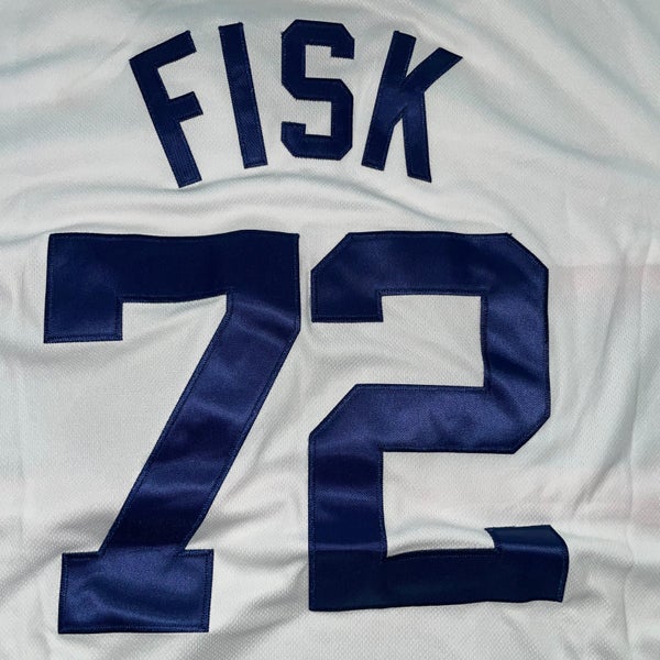 Carlton Fisk Chicago White Sox Autographed Majestic Throwback