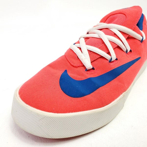 Nike KD Durant Vulc Shoes Size 6Y Blue Neon Pink Orange Sneaker