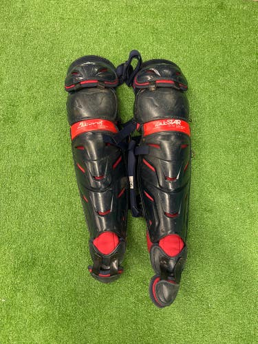 Used All Star LG40WPRO Catcher's Leg Guard
