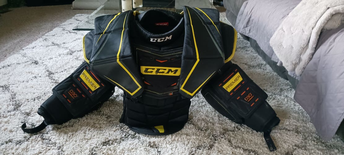 Used Small CCM  Premier Pro Goalie Chest Protector