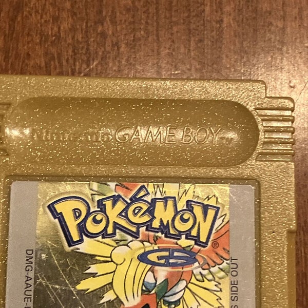 Pokemon Gold Version Nintendo Game Boy Color Authentic Cart Dry