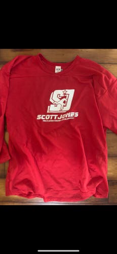 Scott Jones Hockey Camp SP practice jersey red