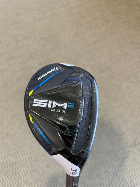 Used Men's TaylorMade SIM 2 Max Rescue Right Hybrid Regular 4H