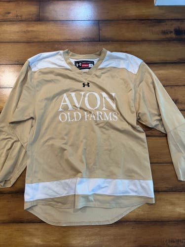 Avon Old Farms Gold Large Under Armour Jersey