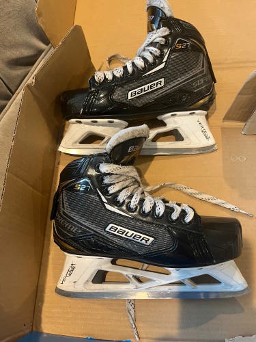 Used Bauer Regular Width  Size 3 Supreme S27 Hockey Goalie Skates