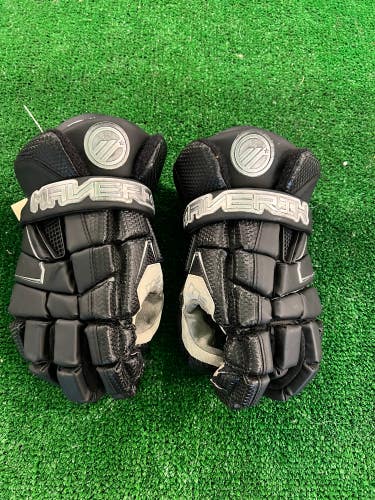 Used Maverik Lacrosse Gloves 12"