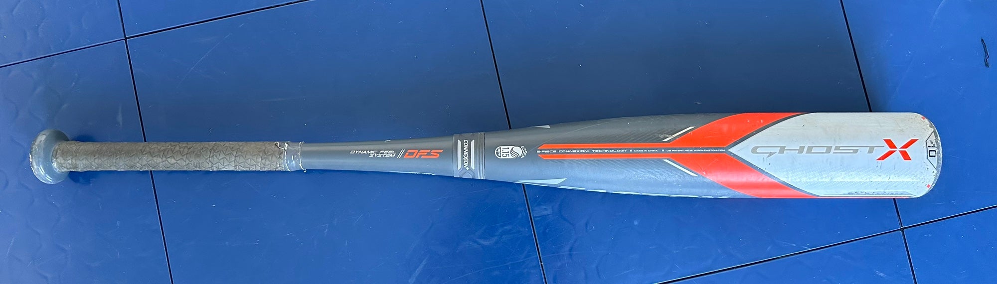 USSSA Certified Easton (-10) 18 oz 28" Ghost X Bat