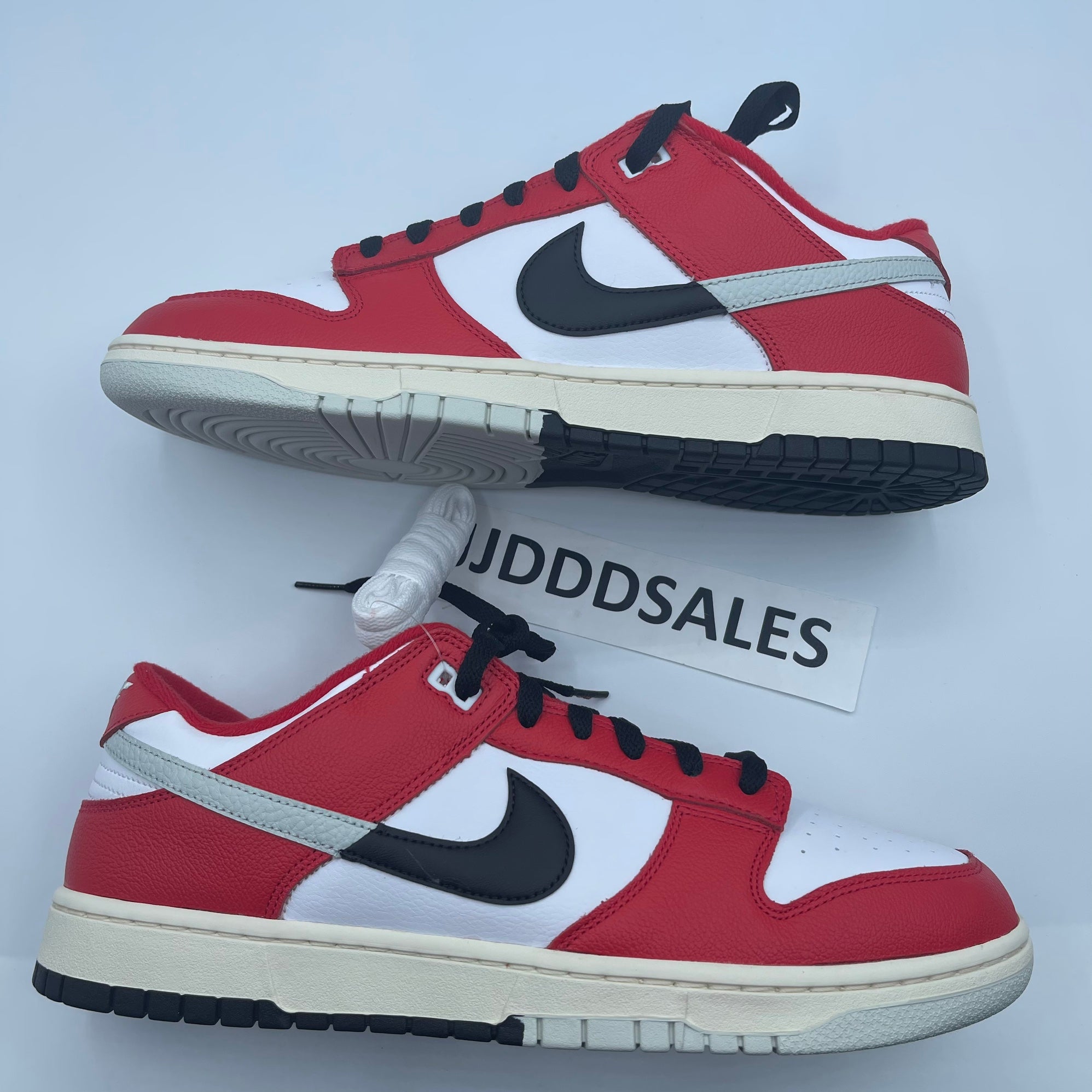 NIKE◇Dunk Low Retro PRM Chicago Split/27cm/RED/DZ2536-600-