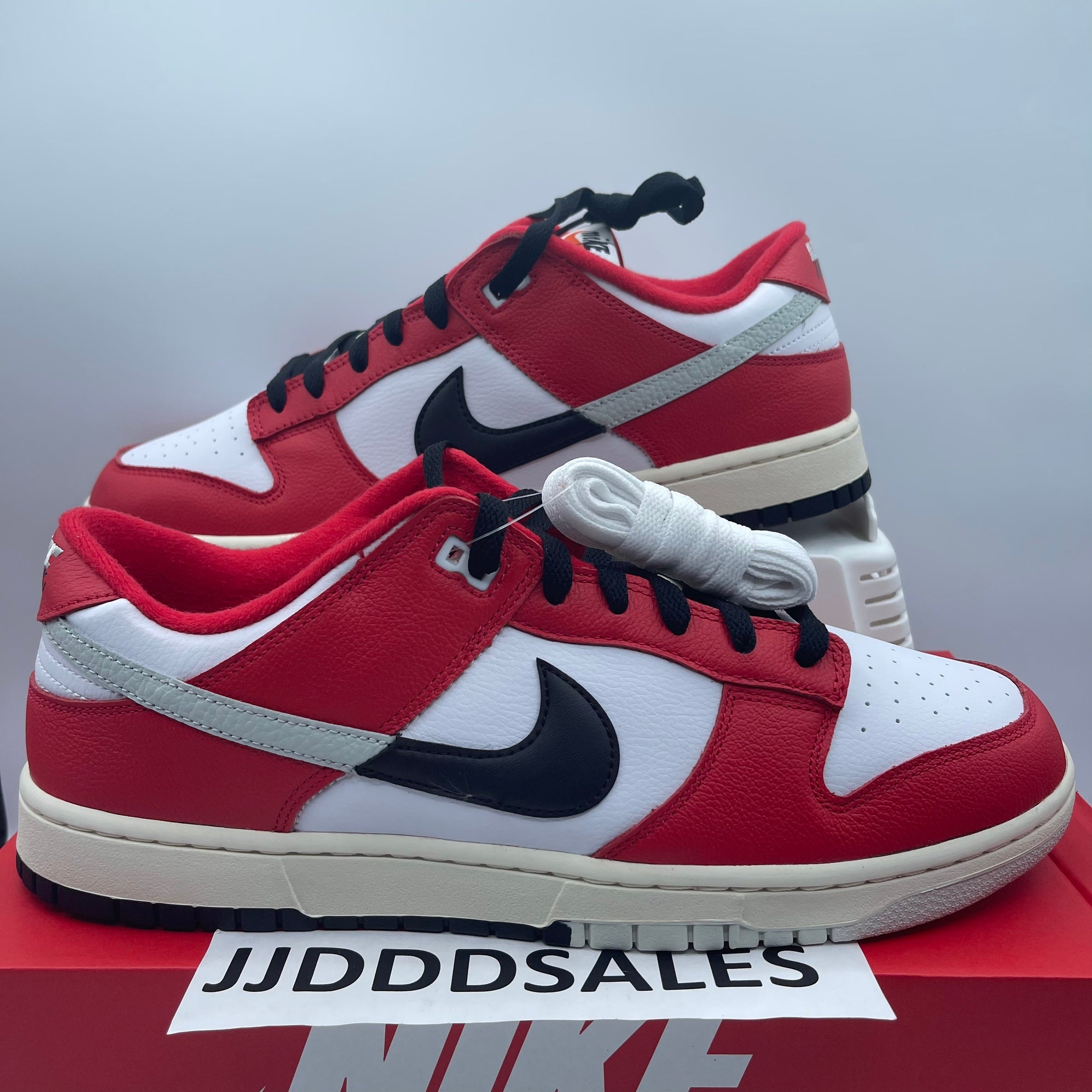 NIKE◇Dunk Low Retro PRM Chicago Split/27cm/RED/DZ2536-600-