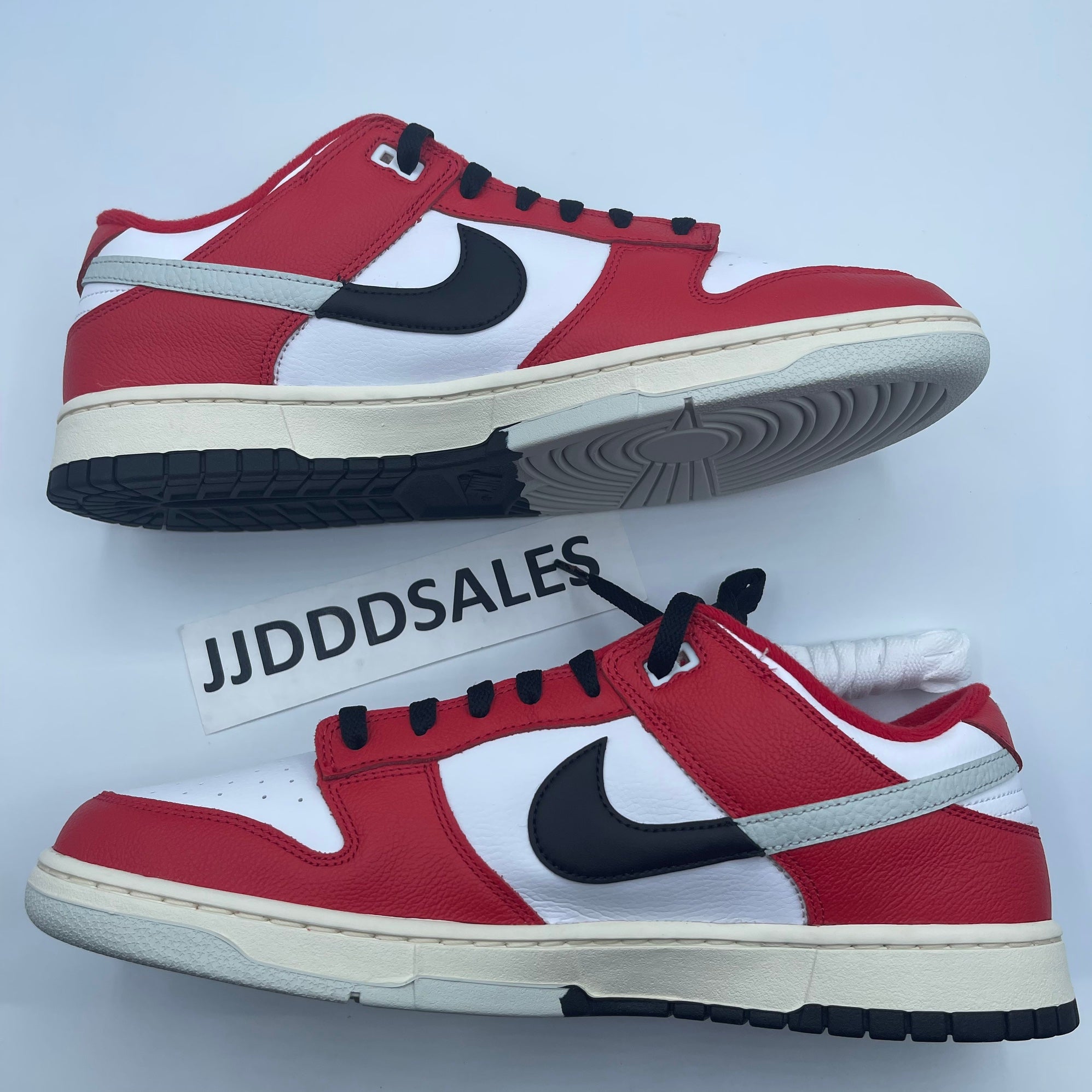 NIKE◇Dunk Low Retro PRM Chicago Split/27cm/RED/DZ2536-600-