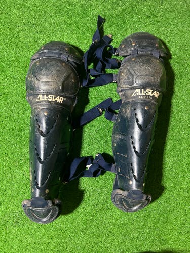 All Star Catcher's Leg Guard. Ages 9 To 12. Used.