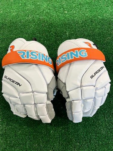 Used Position STX Surgeon Lacrosse Gloves Large