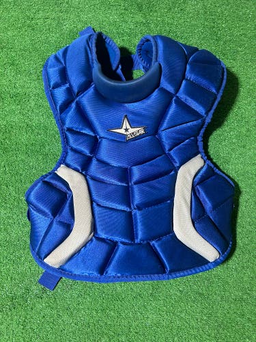 Used All Star Catcher's Chest Protector Size 9-12.