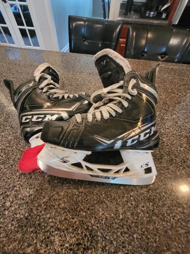 Intermediate Used CCM RibCor 90K Hockey Skates Regular Width Size 6.5 New Steel