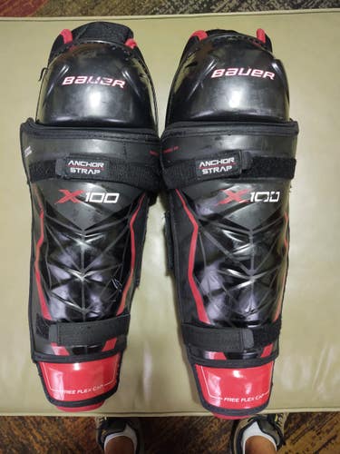 Bauer Vapor X100 Shin Pads 15"