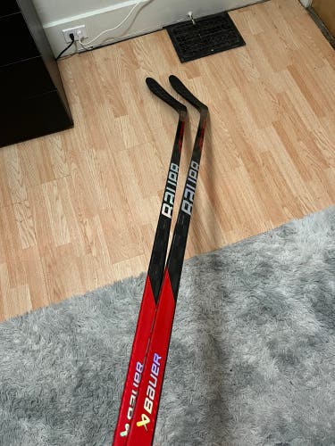 (2 Pack) Bauer Nexus Sync Red, 77 Flex, P28