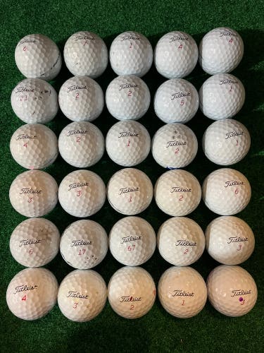 Used Titleist 30 Pro V1x Balls