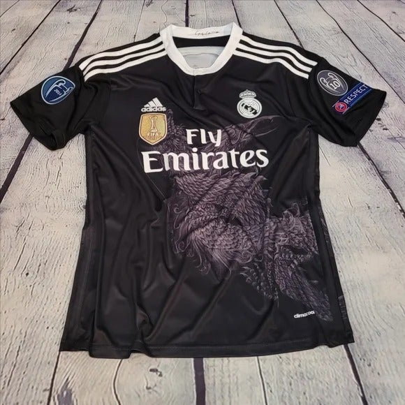 9 Benzema Real Madrid black Jersey